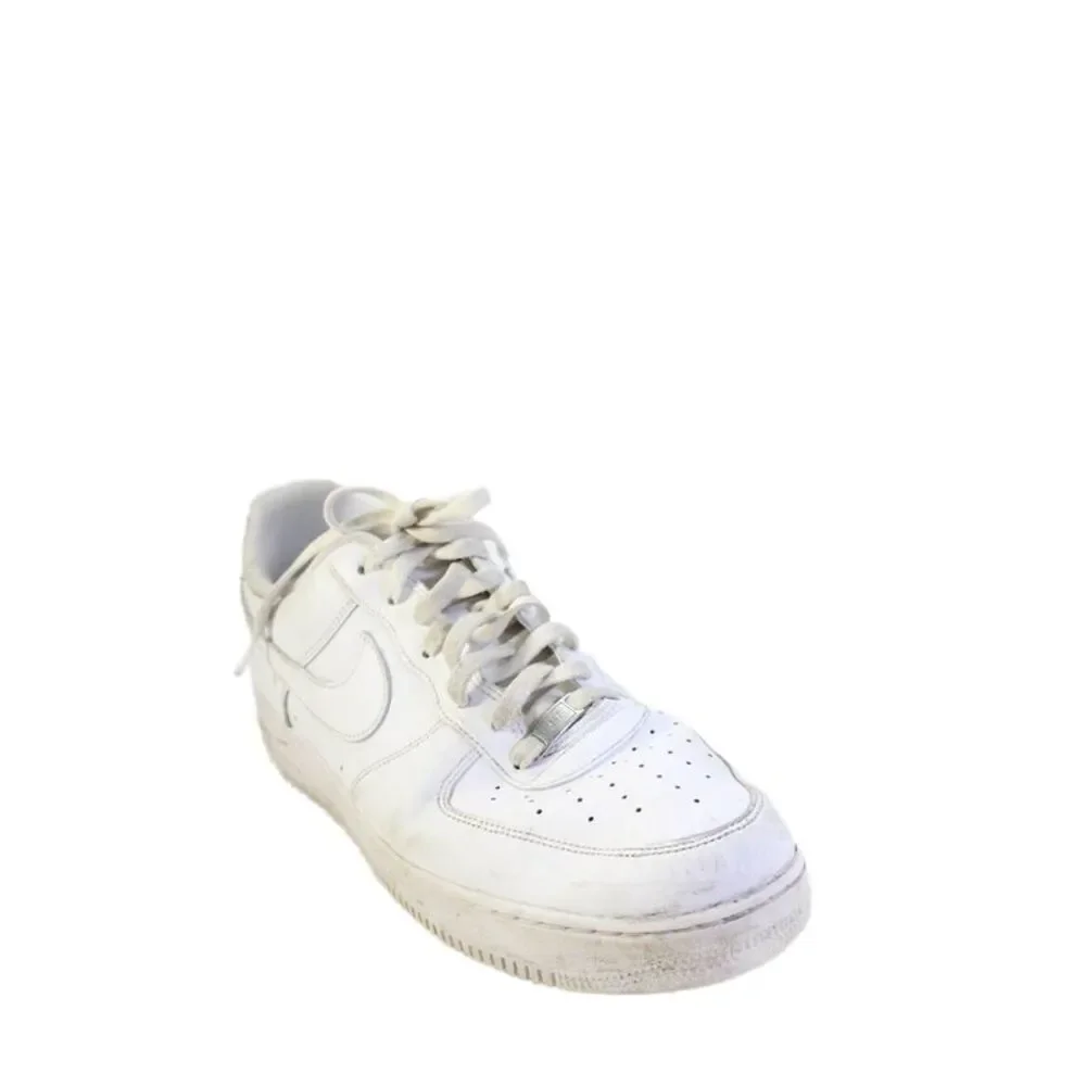 Nike Mens Air Force 1 '07 Platform Lace-Up Sneakers White Size 14